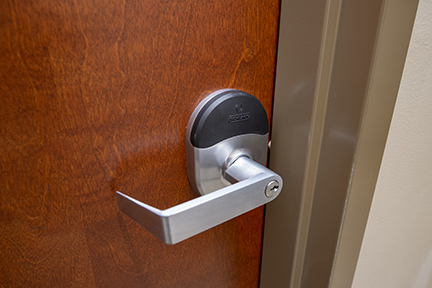 Access control door handle system